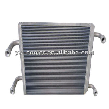 Intercooler de aleta de aluminio para maquinaria de construcción